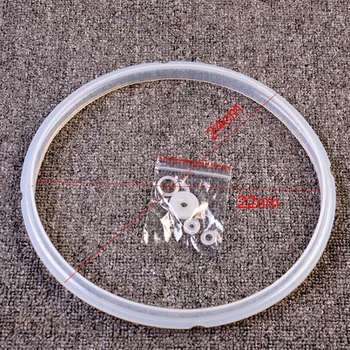 1Pcs 6L 5L elektrinis slėgio viryklė sandarinimo žiedas universalus slėgio viryklė priedai silikono žiedas slėgio viryklė puodą žiedas 0