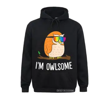 Aš Owlsome Paukščių Meilės Pelėda Hoodie Laisvalaikio Megztiniai 2021 Metų Mados Rudenį ilgomis Rankovėmis Hoodies Vyrų Šeimos Drabužiai 0