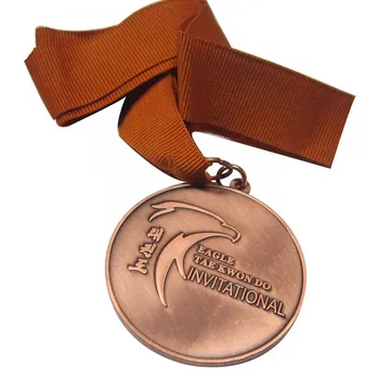 Didmeninė Užsakymą Sporto Aukso Medalis su 3D Logotipo Graviravimas