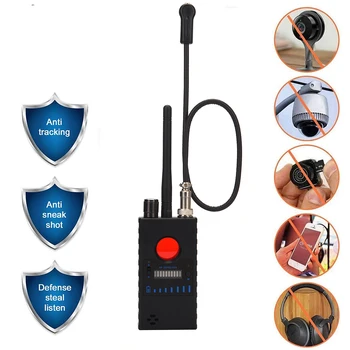 RF Signalų detektorius Anti-Spy Detektoriumi, vaizdo Kameros GPS Signalo Objektyvas, RF, GSM Tracker Garso Klaidą Finder GPS Scan 0