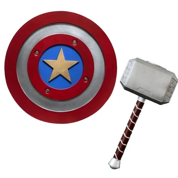 Thor Mjolnir Cosplay Kostiumų Aksesuaras Plaktukas Super herojus Endšpilis Ginklas Karnavalas Rekvizitai Thor hammer kirvis